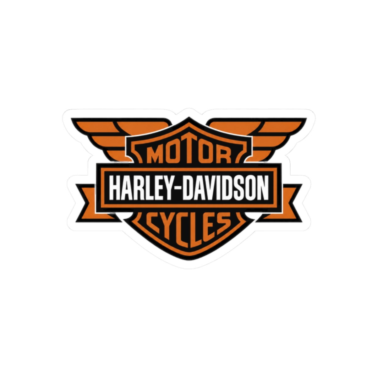 Harley Davidson Motorcycles Bold Sticker | Iconic Biker Vinyl Decal - alternate angle 3, merchandise